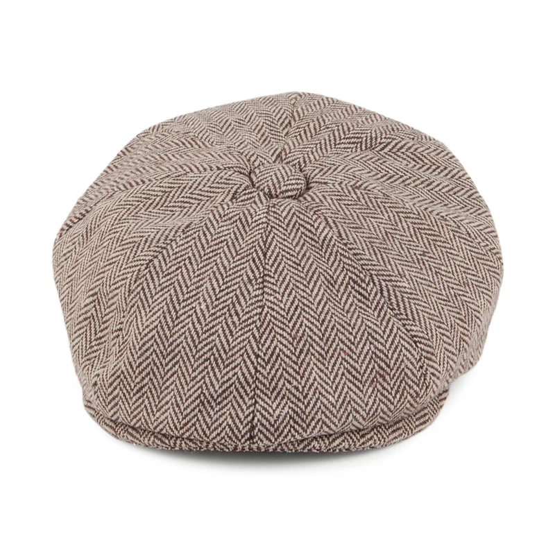 Casquette Gavroche Bébé à Chevrons marron JAXON & JAMES