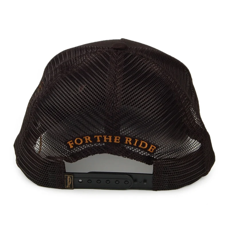 Casquette Trucker Kerosene Vintage Logo noir-doré TRIUMPH MOTORCYCLES