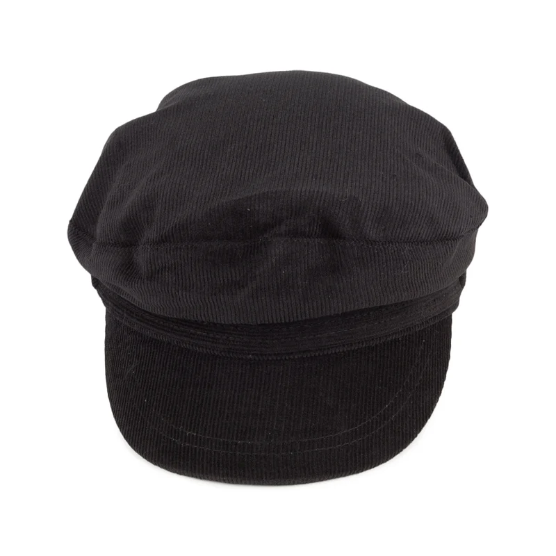 Casquette de Marin en Velours Côtelé noir JAXON & JAMES