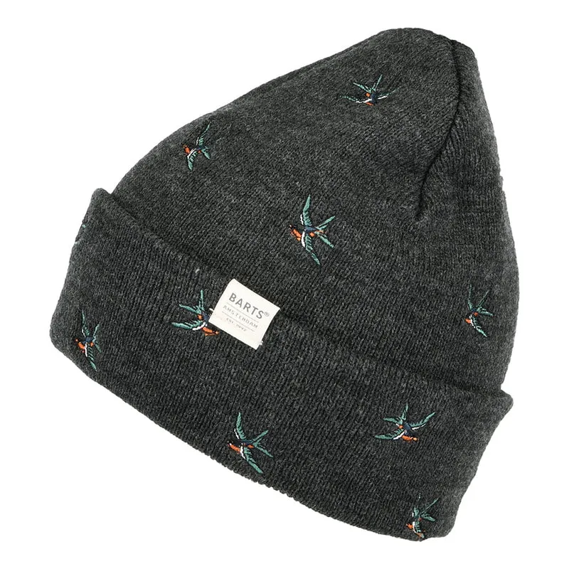 Bonnet à Revers Hirondelles Vinson gris foncé BARTS