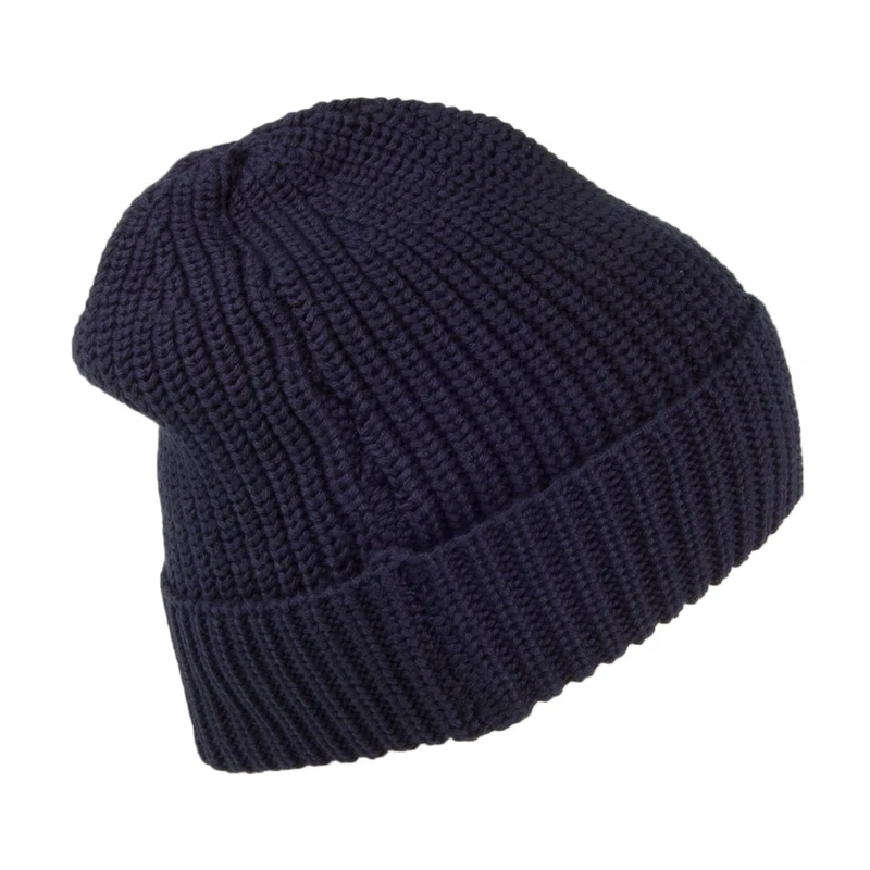 Bonnet Côtelé TJM Flag bleu marine TOMMY HILFIGER