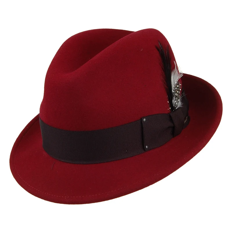 Chapeau Trilby en Laine Feutrée Déformable Hydrofuge Tino porto BAILEY
