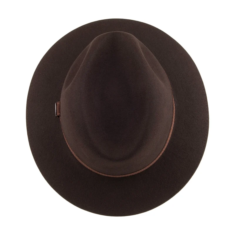 Chapeau Fedora Safari Déformable Classic en Fourrure Feutrée marron BORSALINO
