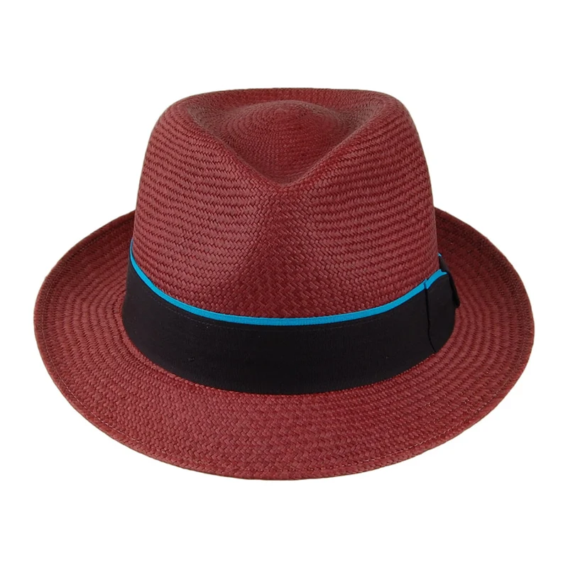 Chapeau Trilby Panama merlot FAILSWORTH