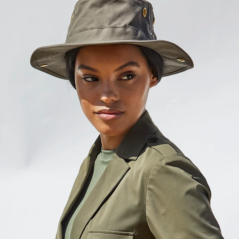 Chapeau Été Pliable Classic T3 olive TILLEY
