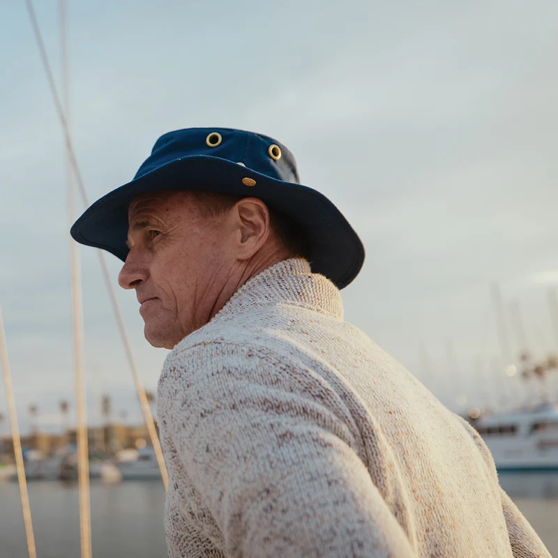 Chapeau Été Pliable Classic T3 bleu roi TILLEY