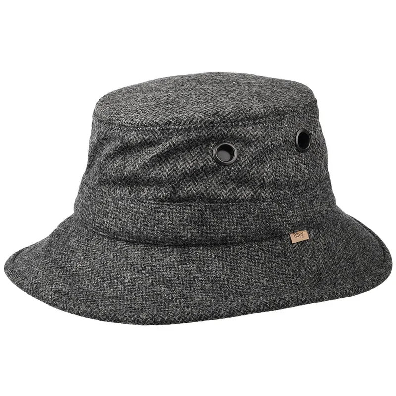 Chapeau Hiver en Laine T1 gris à chevrons TILLEY