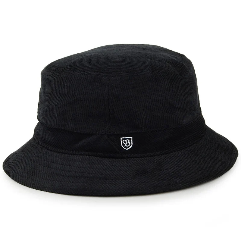 Chapeau Bob en Velours Côtelé B-Shield noir BRIXTON