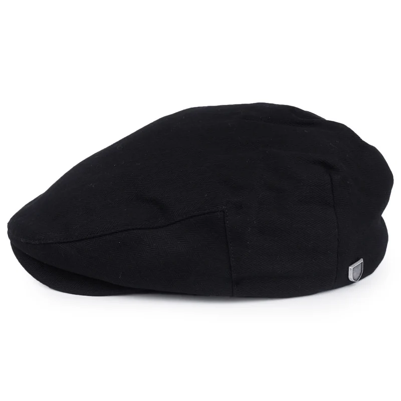Casquette Plate à Chevrons Hooligan noir BRIXTON