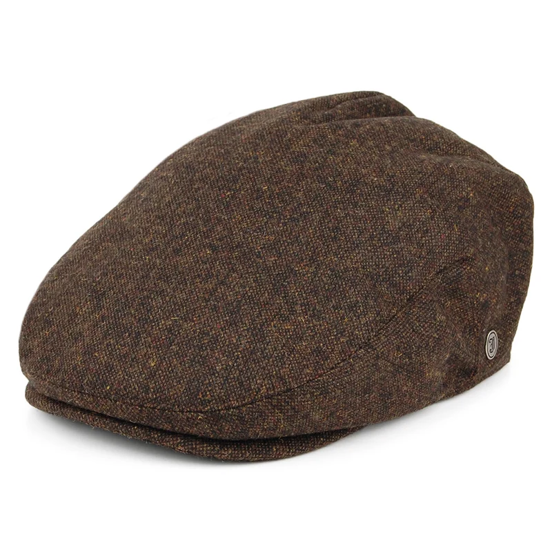 Casquette Plate Tyburn marron JAXON & JAMES