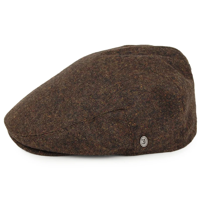 Casquette Plate Tyburn marron JAXON & JAMES