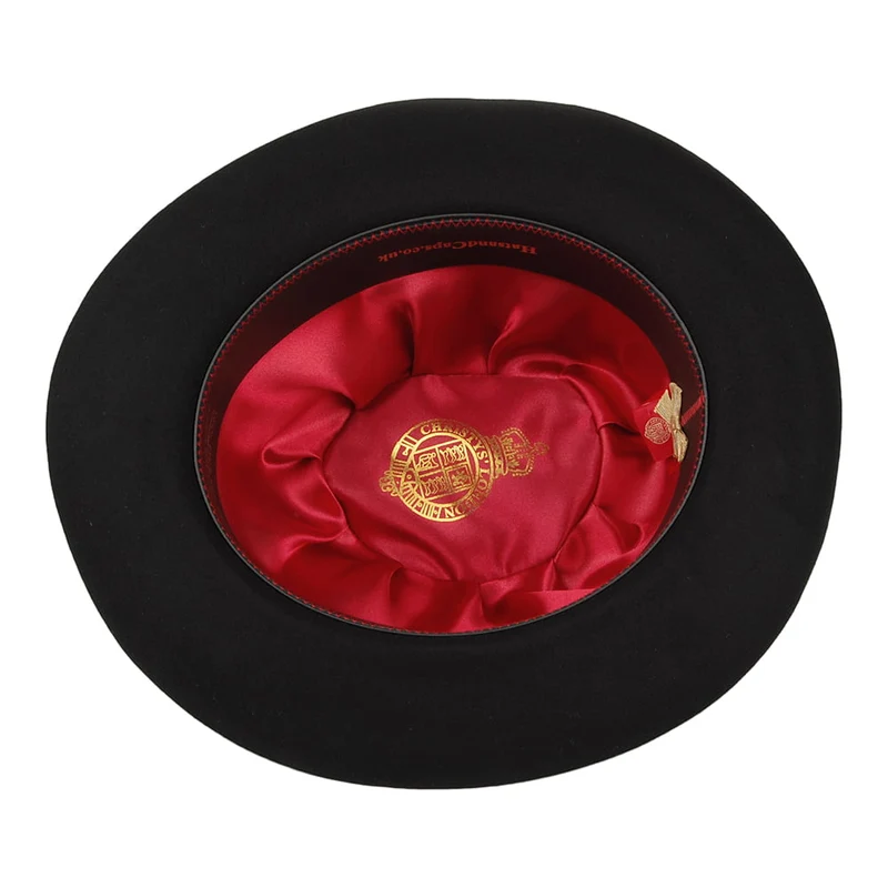 Chapeau Fedora en Feutre de Castor Canterbury noir CHRISTYS