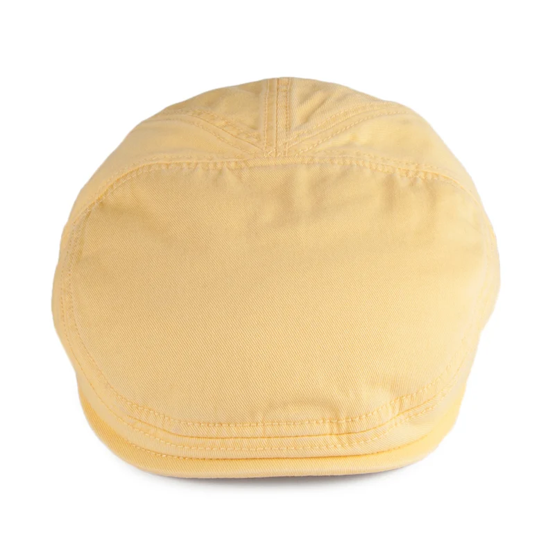 Casquette Plate en Coton Paradise jaune STETSON