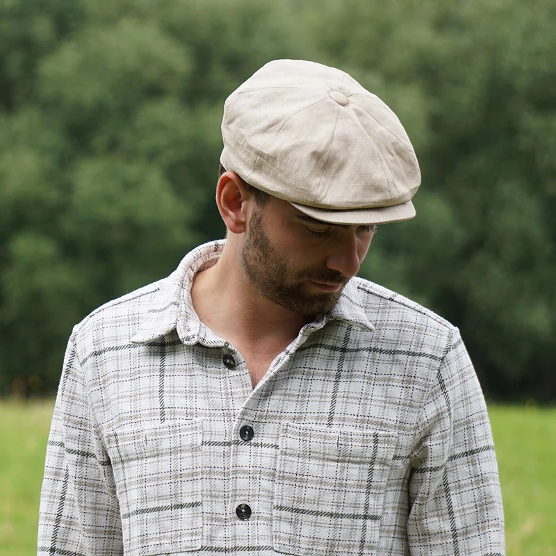 Casquette Gavroche en Lin naturel JAXON & JAMES