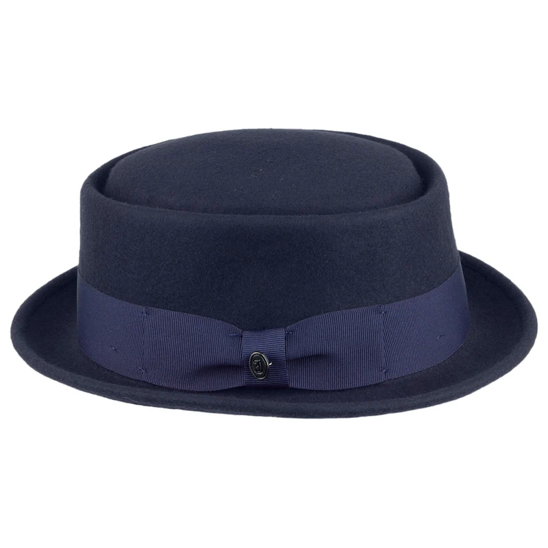 Chapeau Pork Pie Déformable bleu marine JAXON & JAMES - VENTE EN GROS