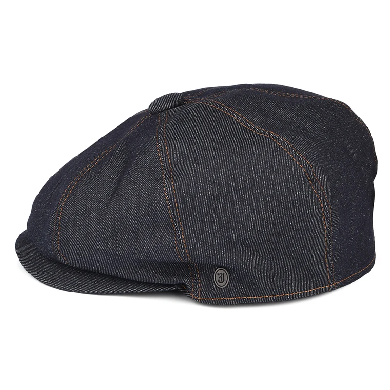 Casquette Gavroche en Jean bleu foncé JAXON & JAMES - VENTE EN GROS