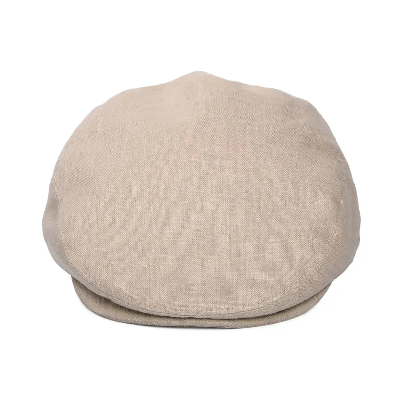 Casquette Plate en Lin naturel JAXON & JAMES - VENTE EN GROS