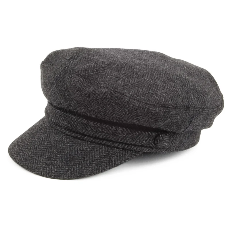 Casquette de Marin à Chevrons anthracite JAXON & JAMES - VENTE EN GROS