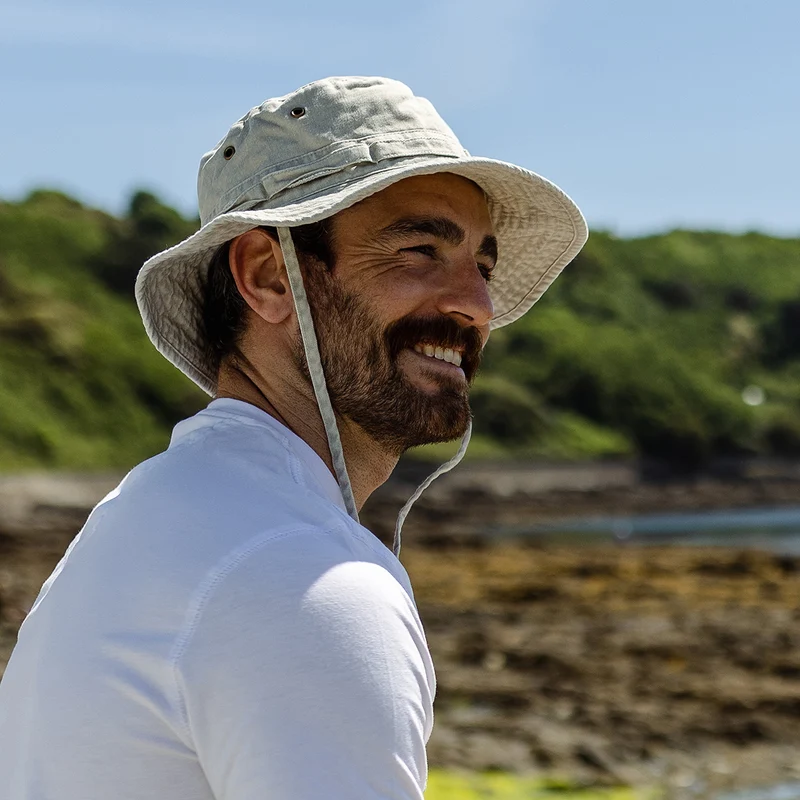 Chapeau Bob Simple Pliable à Bord Large mastic - VENTE EN GROS