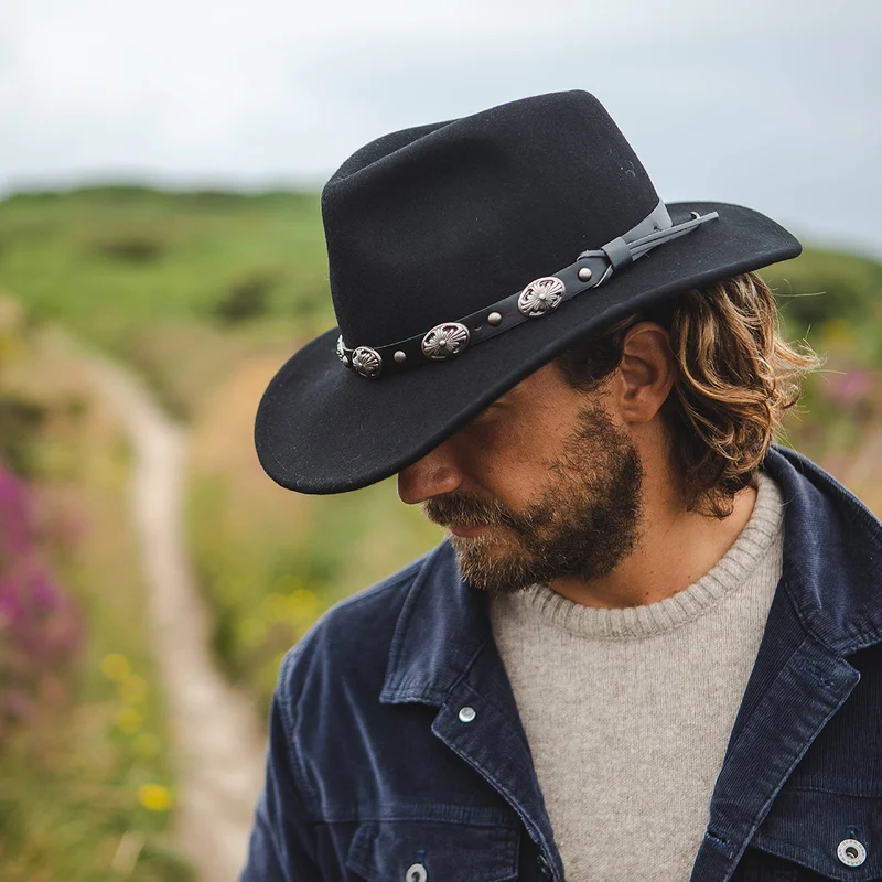 Chapeau de Cowboy Tombstone noir JAXON & JAMES - VENTE EN GROS