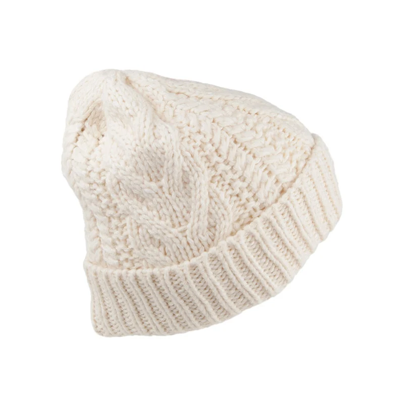 Bonnet Enfant à Torsades Minna blanc cassé THE NORTH FACE