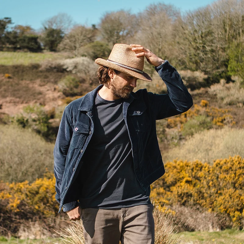 Chapeau Australien en Paille El Paso naturel JAXON & JAMES - VENTE EN GROS