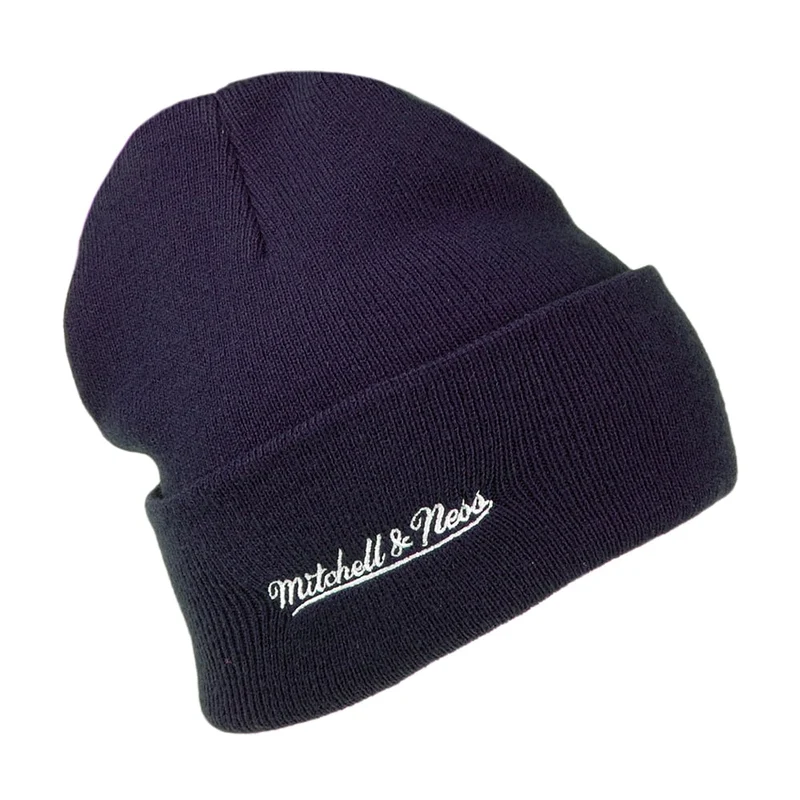 Bonnet NBA Team Logo Cuff Knit Dallas Mavericks bleu marine MITCHELL & NESS