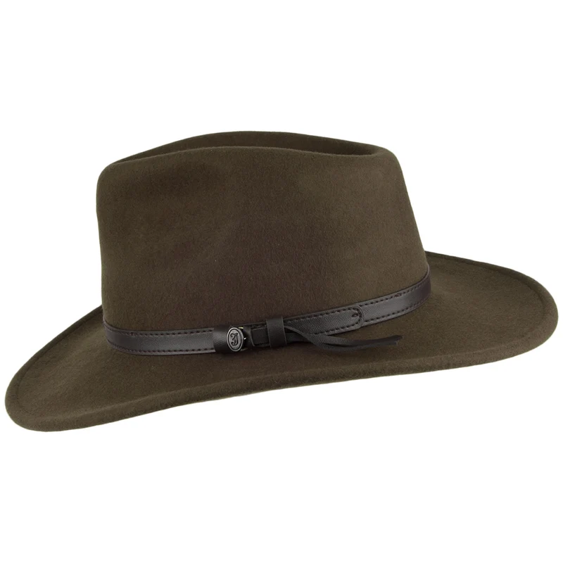 Chapeau Australien Déformable olive JAXON & JAMES - VENTE EN GROS