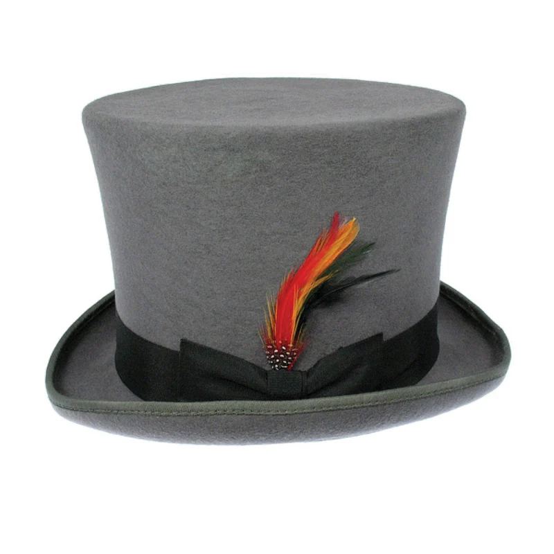 Chapeau Haut de Forme Victorien gris JAXON & JAMES - VENTE EN GROS