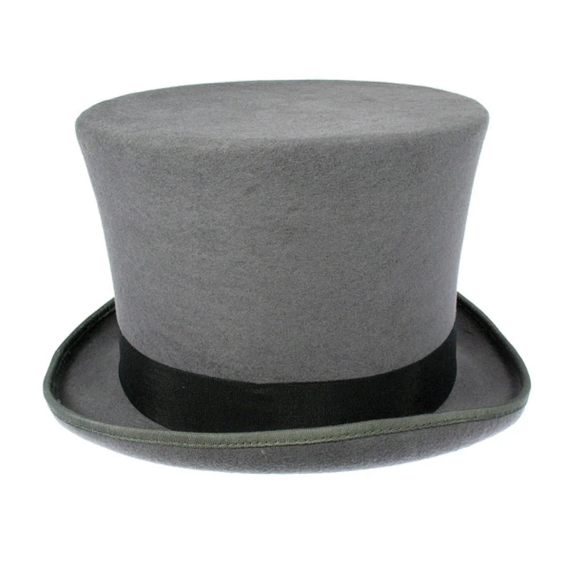 Chapeau Haut de Forme Victorien gris JAXON & JAMES - VENTE EN GROS