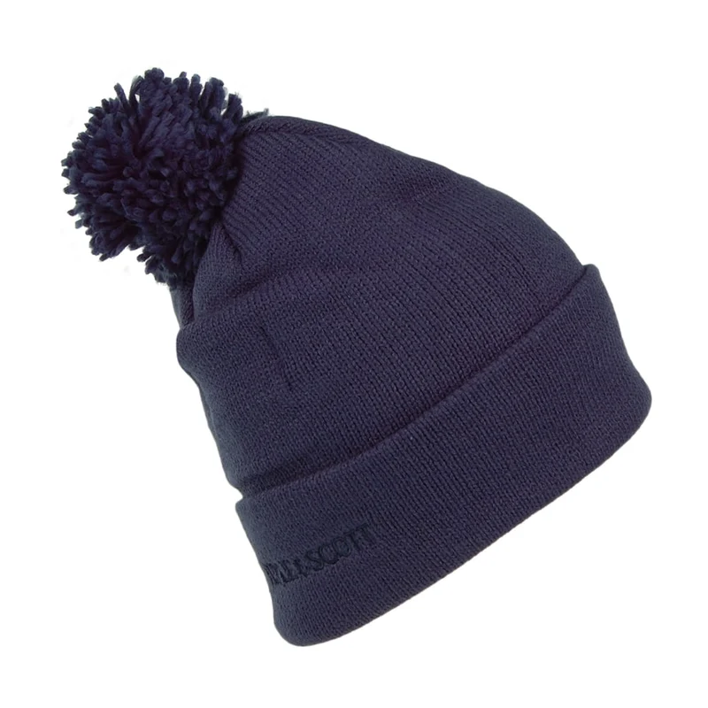 Bonnet à Pompon Knit bleu marine foncé LYLE & SCOTT