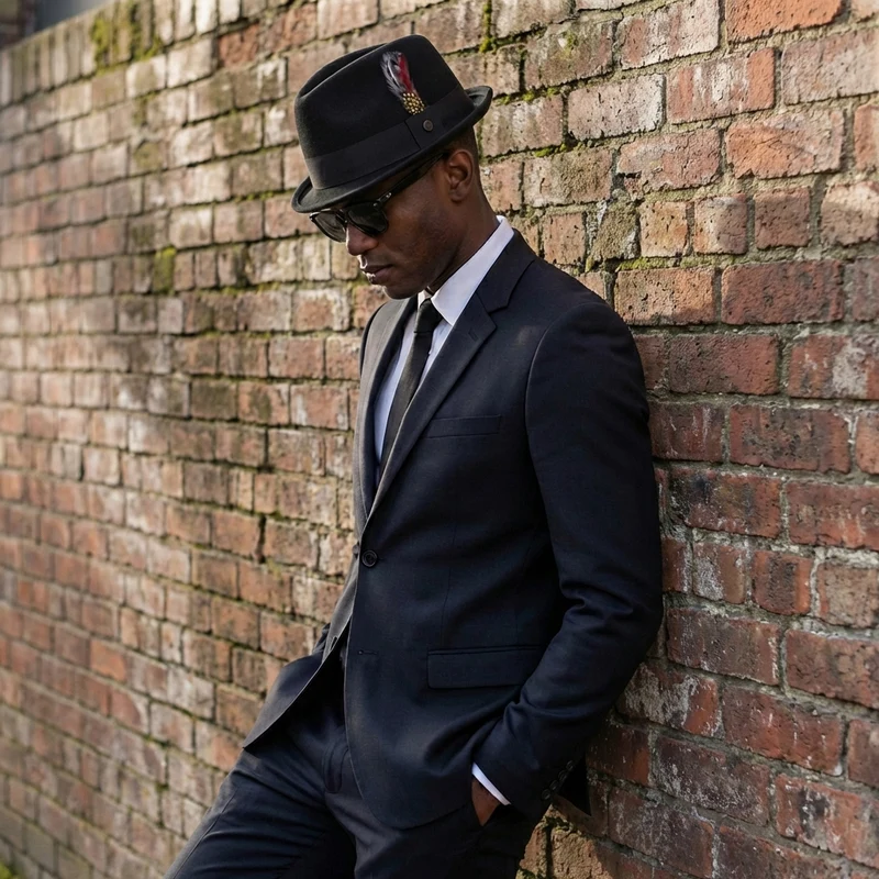 Chapeau Trilby Déformable Dekker noir JAXON & JAMES - VENTE EN GROS