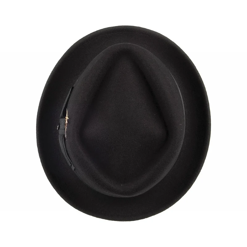Chapeau Pork Pie Diamond Crown noir JAXON & JAMES - VENTE EN GROS