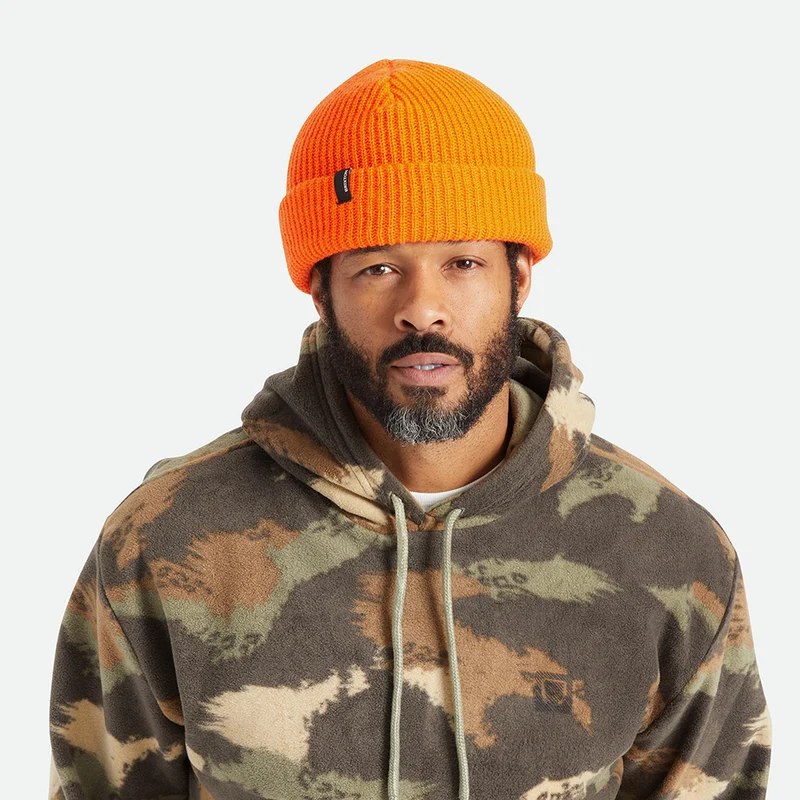Bonnet à Revers Heist orange BRIXTON
