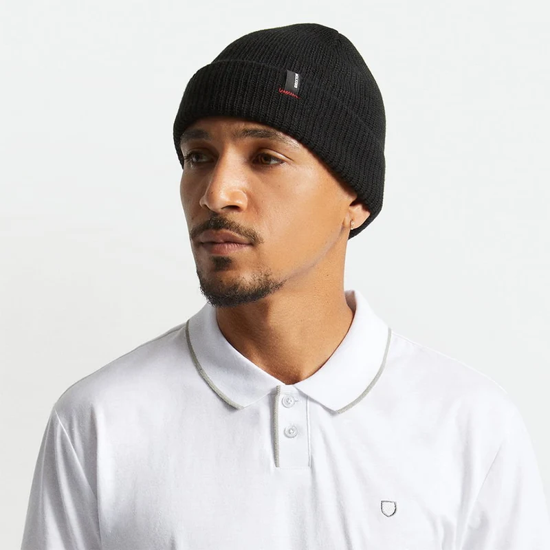 Bonnet à Revers Heist noir BRIXTON