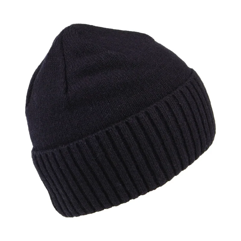 Bonnet en Laine Recyclée Line Logo Brodeo bleu marine PATAGONIA