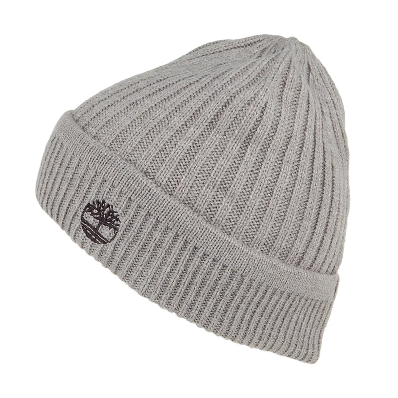 Bonnet Côtelé Solid Rib gris clair TIMBERLAND