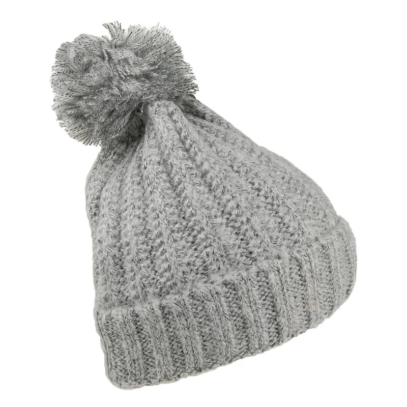 Bonnet à Pompon Tricot Grosse Maille gris O'NEILL