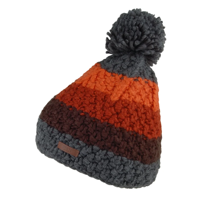 Bonnet à Pompon Sten mélange de gris BARTS
