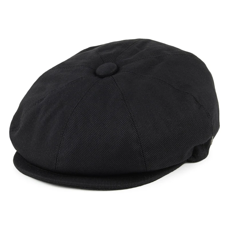 Casquette Gavroche en Coton Noir JAXON & JAMES - VENTE EN GROS
