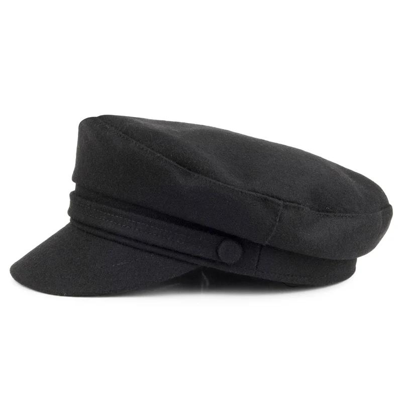 Casquette de Marin en Laine noir JAXON & JAMES - VENTE EN GROS