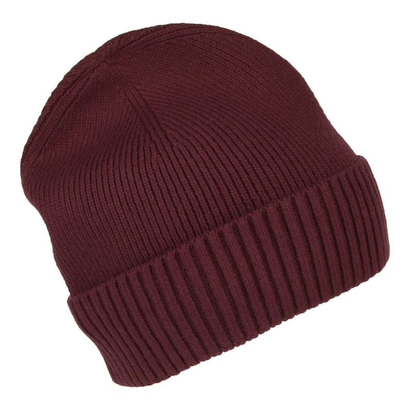 Bonnet en Cotton et Cachemire Pima Essential Flag vin foncé TOMMY HILFIGER