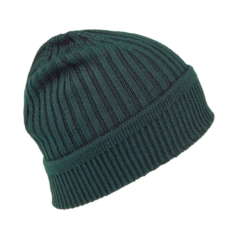 Bonnet Côtelé Solid Rib bleu pétrole TIMBERLAND