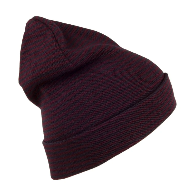 Bonnet Stripe bordeaux-bleu marine LEVI'S