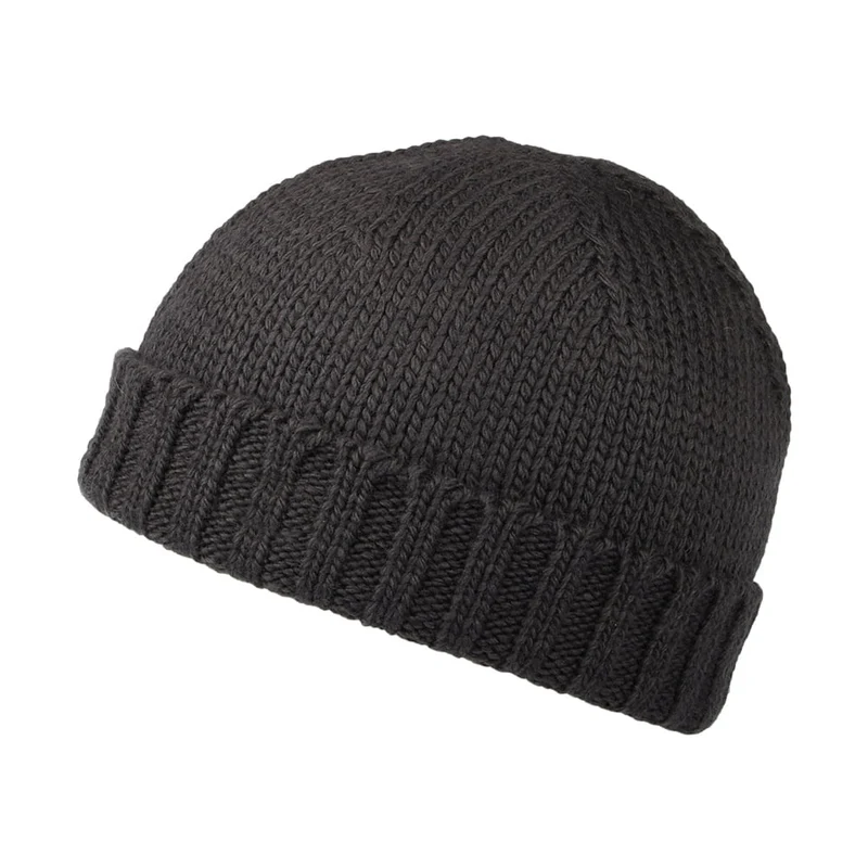 Bonnet Marin en Laine Mérinos anthracite KUSAN