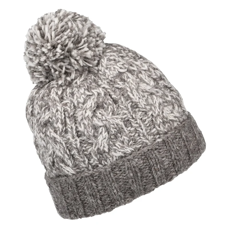 Bonnet à Pompon SP Cable avoine KUSAN