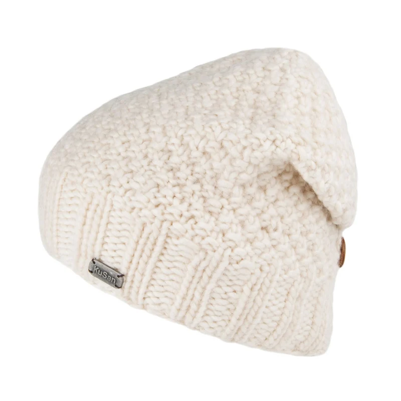 Bonnet Boutonné blanc KUSAN
