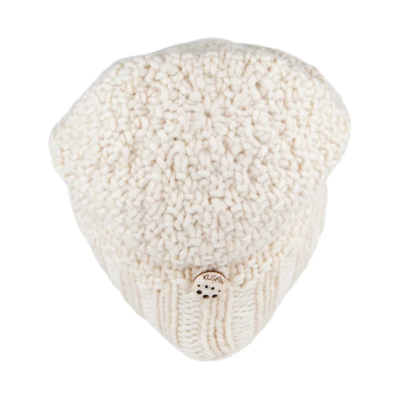 Bonnet Boutonné blanc KUSAN
