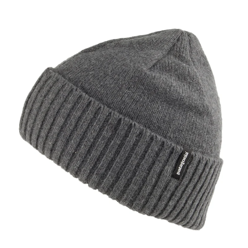 Bonnet en Laine Recyclée Brodeo anthracite PATAGONIA