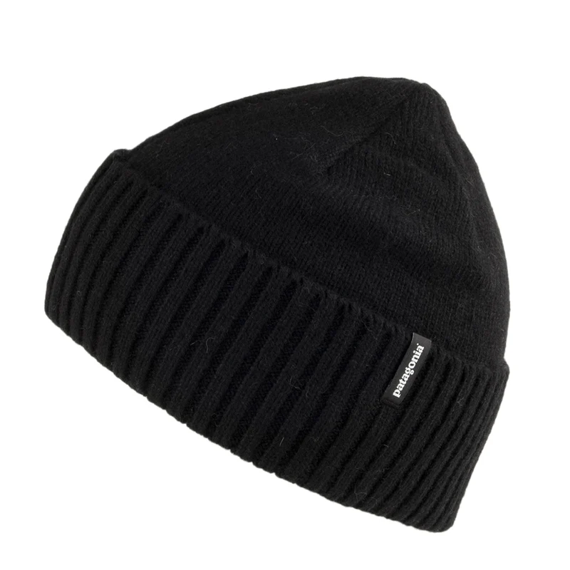 Bonnet en Laine Recyclée Brodeo noir PATAGONIA